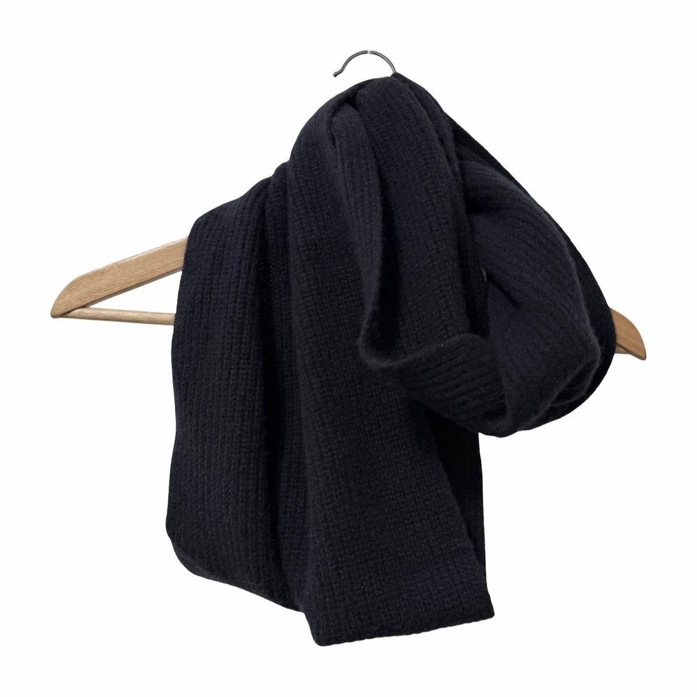 Nordstrom Halogen Womens 100% Cashmere Infinity Scarf OS One Size Black Cozy
